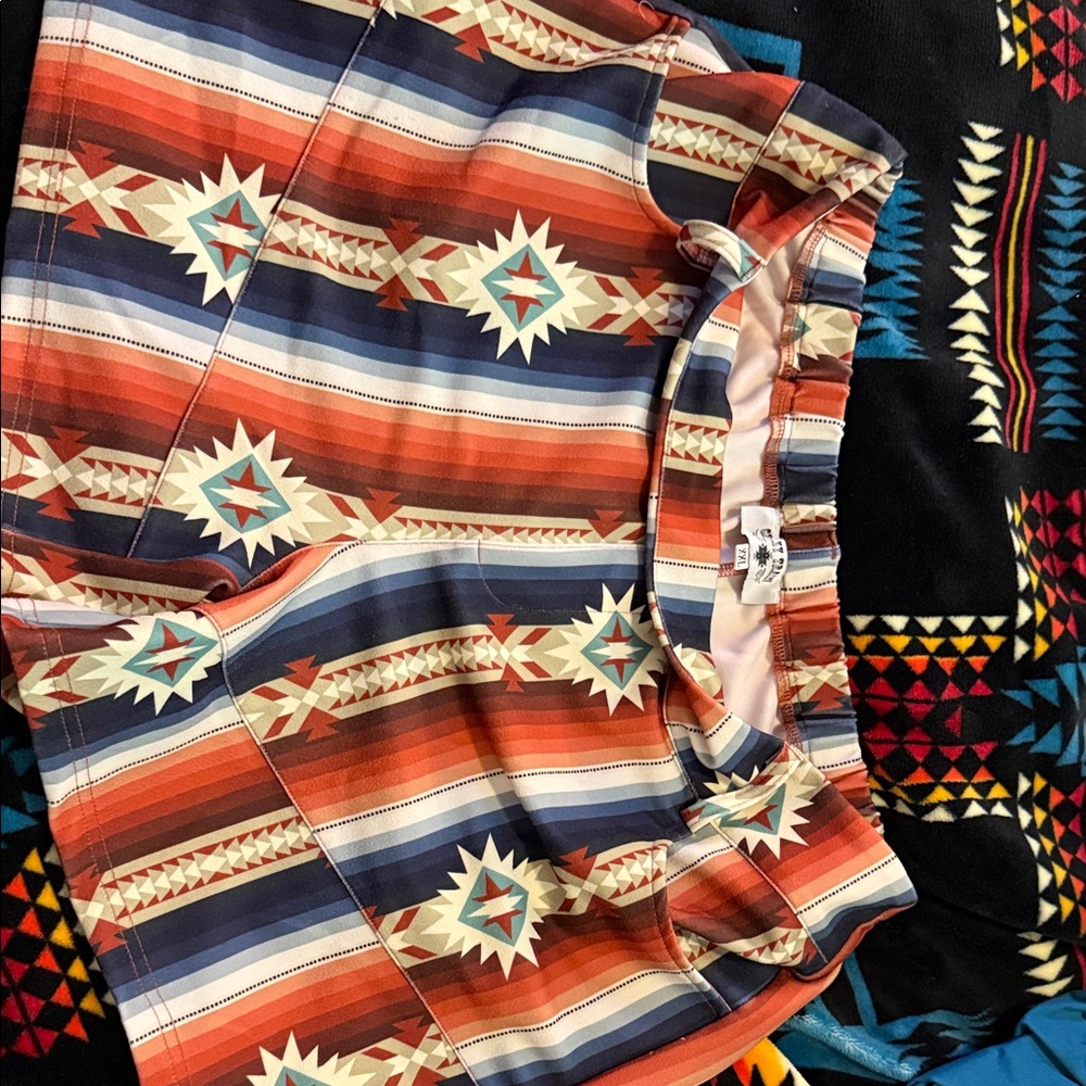 Crazy Train Southwest Stripe Athletic Shorts